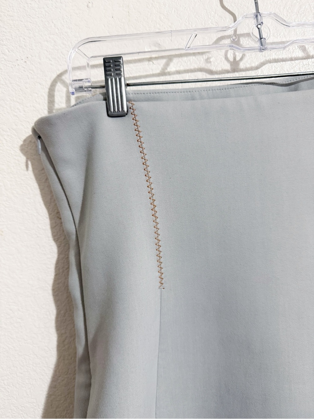 NWOT SIR. The Label Sandrine Strapless Mini Dress in Ice Blue Grey - Picture 8 of 10